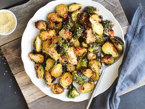 Air-fryer Brussels sprouts