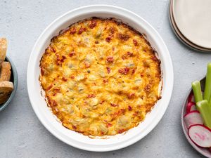 Artichoke Dip With Roasted Red Peppers