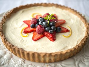 Berry Lemon Mascarpone Tart