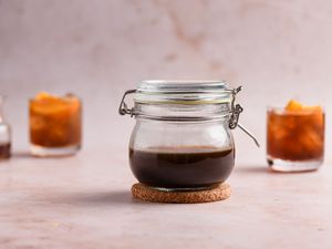 Homemade Brown Sugar Spiced Simple Syrup