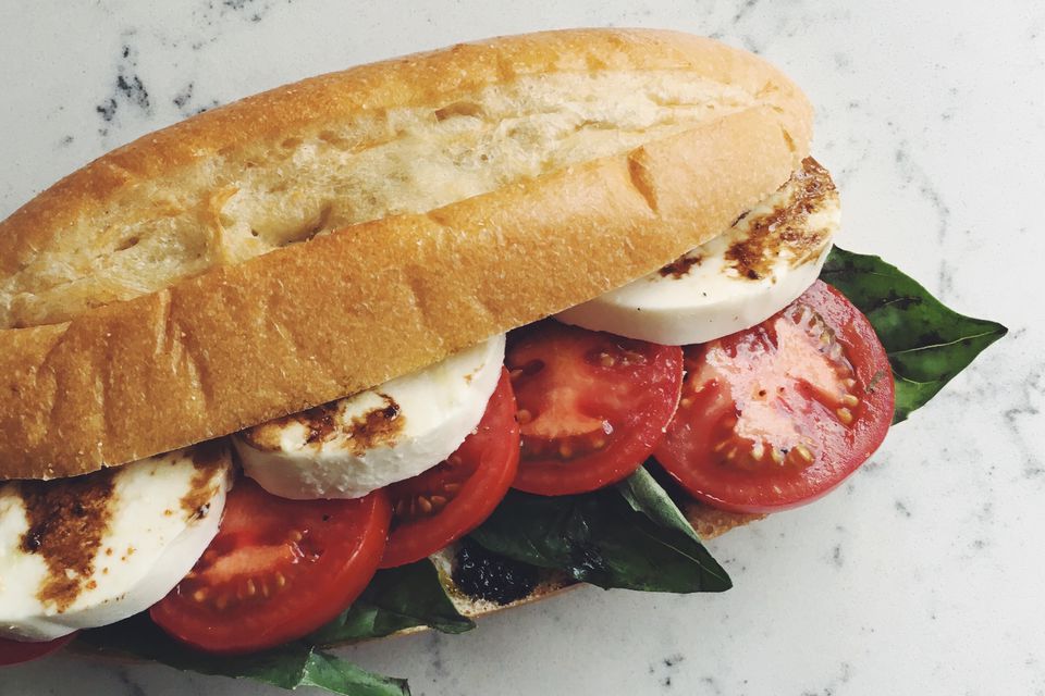 Caprese sandwich