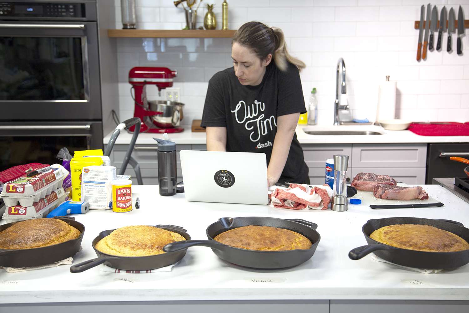 cast iron pan testing lab