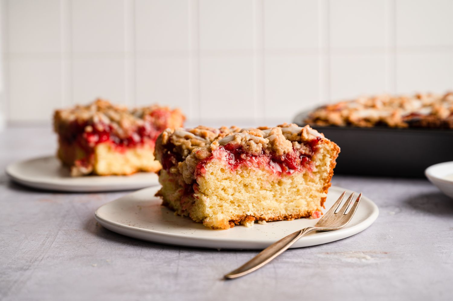 Cherry coffee cake