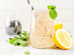 Chia fresca or lemonade