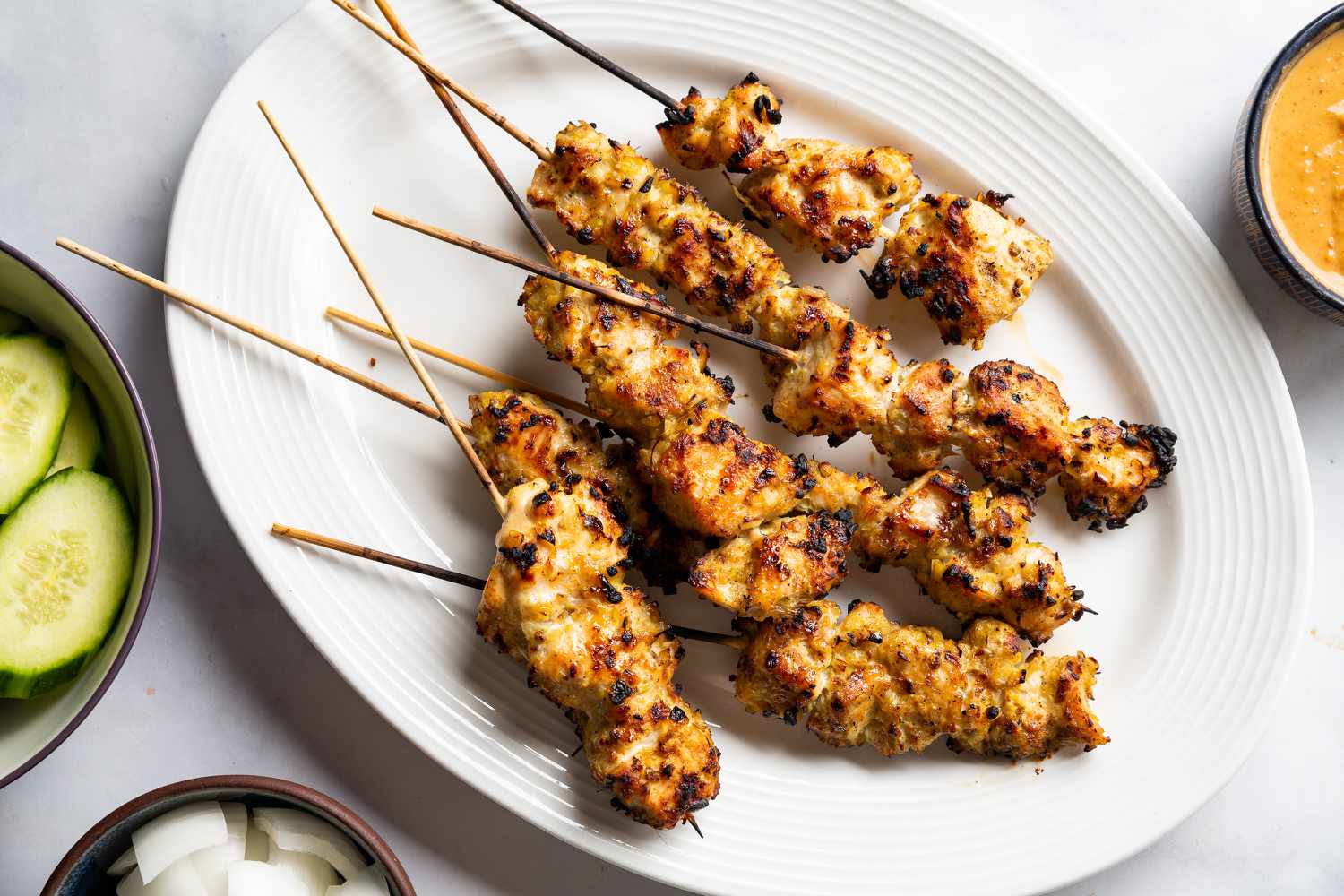 Chicken Satay With Peanut Sauce Recipe