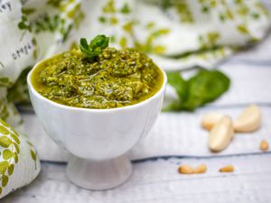 Basil pesto sauce