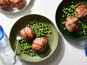 British faggots served with peas