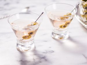 Classic gin martini