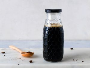 Coffee Syrup in a glass jar