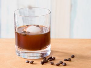 Coffee Old-Fashioned Cocktail