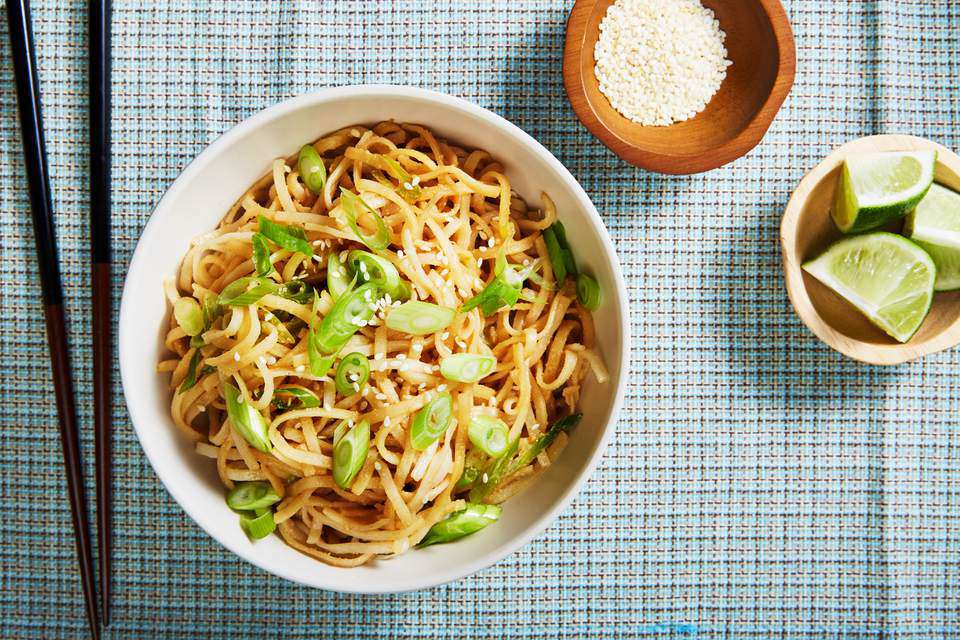 Gluten-Free, Vegan Chinese Cold Sesame Noodles