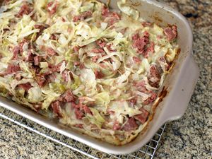 5-ingredient corned beef and cabbage casserole