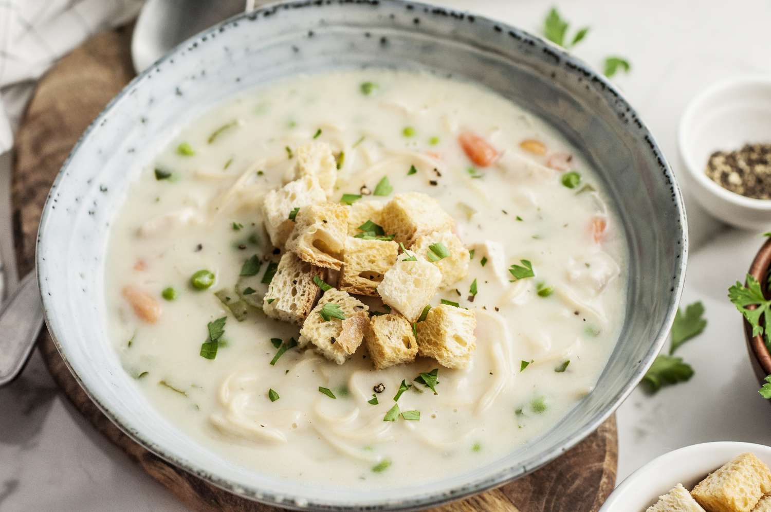 Creamy Chicken Noodle Soup