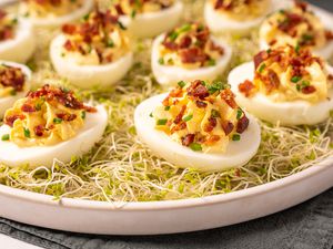 Deviled Eggs with Bacon