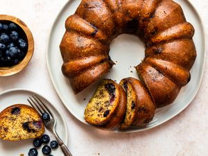 Blueberry Banana Cake