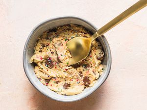 Edible Cookie Dough for One (Eggless)