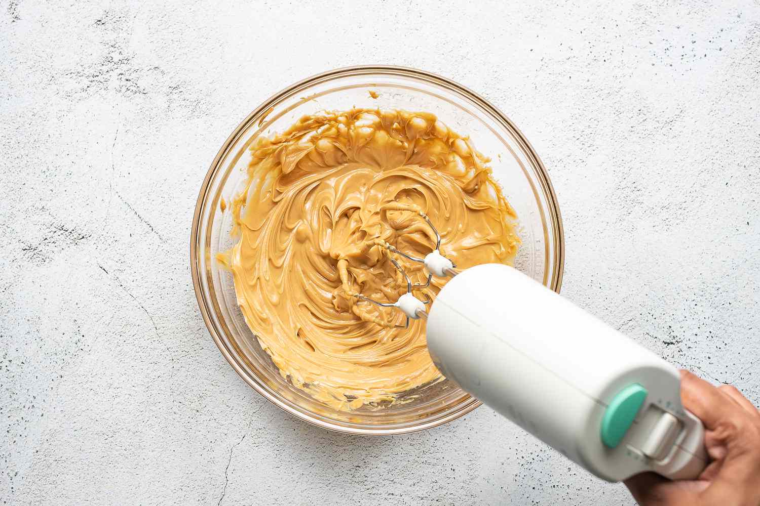 butter and peanut butter mixture 