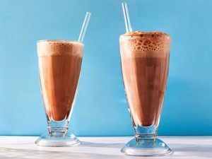 Egg Cream in glasses 