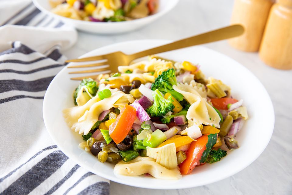 Fat-Free Vegan Pasta Salad