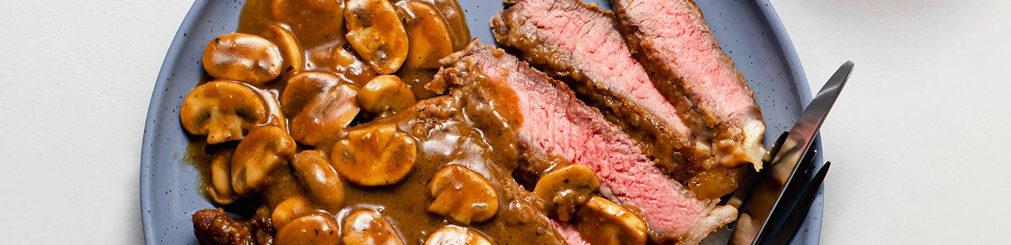 Mushroom Steak Marsala Recipe