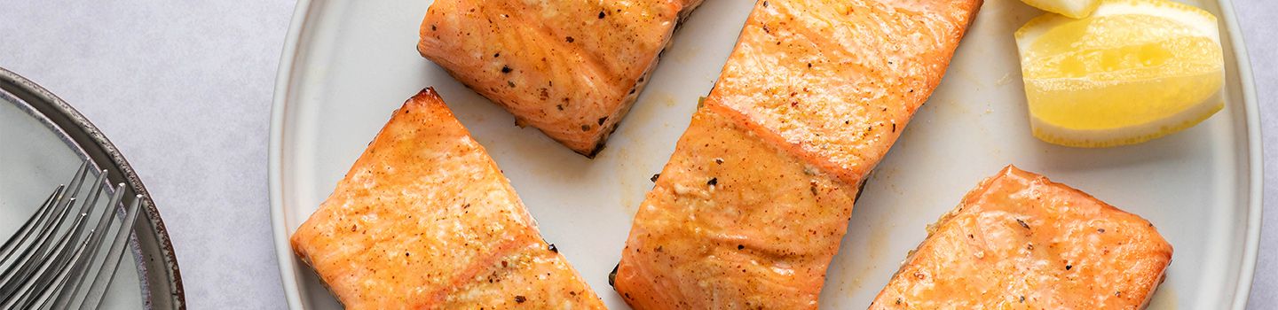 Honey Mustard Salmon with Garlic Recipe