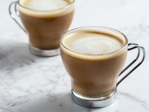 Flat white expresso drink