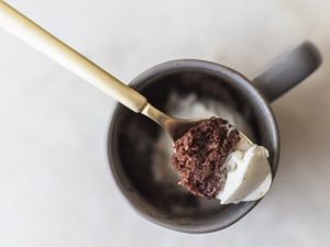 Flourless Chocolate Mug Cake with Almond Flour