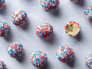 Red, White, and Blue Truffles