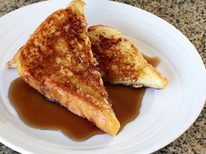 French toast with vanilla