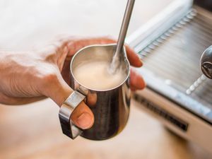 How to froth milk with a steamer