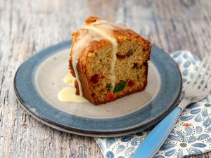 Semi-homemade fruitcake