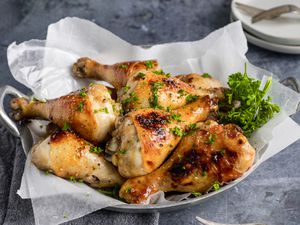 Honey Butter Roasted Chicken Drumsticks