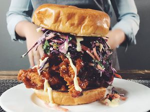 General Tso Fried Chicken Sandwich