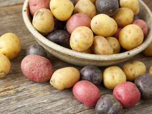 Multi-colored potatoes