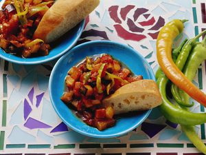 Eggplant and vegetable ragout (Şakşuka)