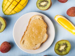 Lychee Jelly on Toast