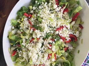 Romaine Salad with Queso Fresco