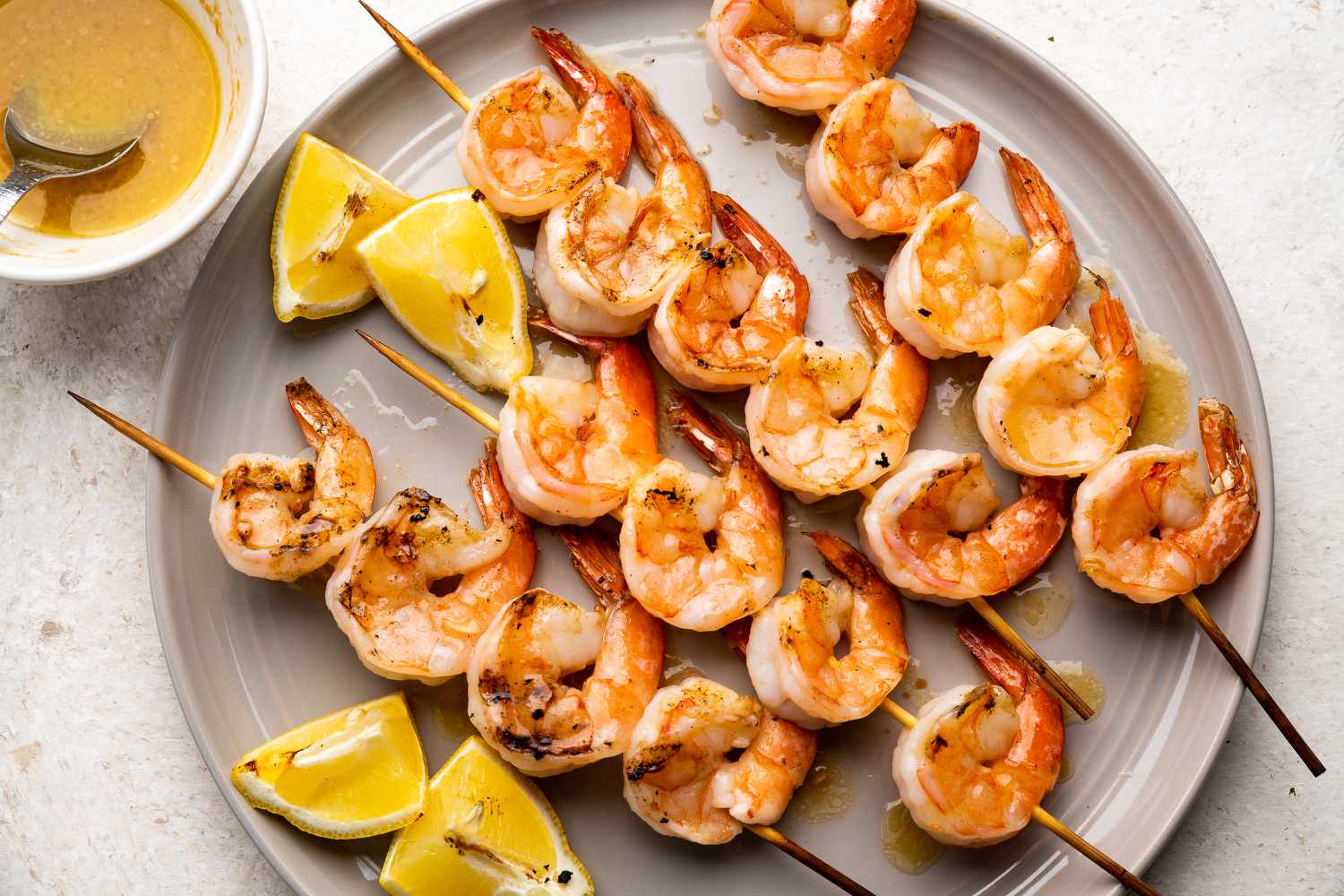 Grilled Shrimp With Garlic Butter Dipping Sauce Recipe