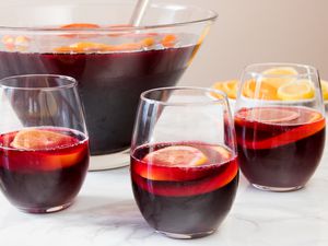 Basic Red Wine Sangria Punch