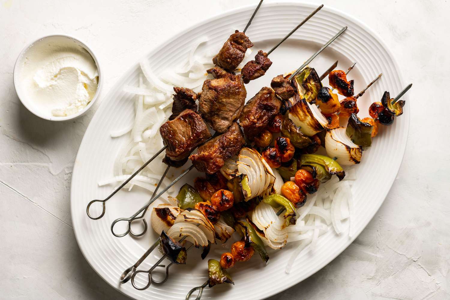 Grilled Lamb Shashlik Kebabs