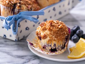 Lemon blueberry muffins