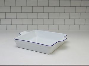 Made In Baking Dish displayed on a white counter