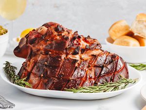 maple brown sugar glazed ham