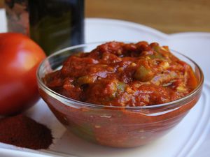 Moroccan Matbucha Tomato and Peppers