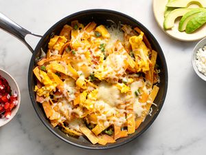 Migas in a pan 