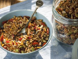 Morning homemade granola