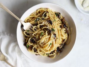 mushroom carbonara