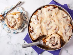 No Yeast Cinnamon Rolls