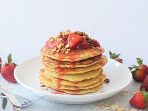 Oat Flour Pancakes