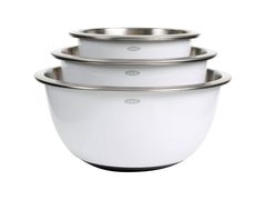 OXO Good Grips 3-Piece Stainless-Steel Mixing Bowl Set